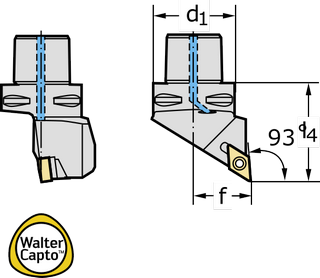 Инструмент CaptoTM C3-SDJCR-22040-07
