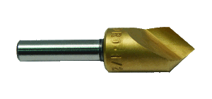 Зенковка из быстрорежущей стали с одной стружечной канавкой Uniflute® покрытие TiN 61T018701