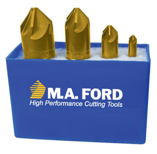 НАБОР Зенковок устойчивых к вибрациям из быстрорежущей стали с 6 стружечными канавками Серия 79T с п