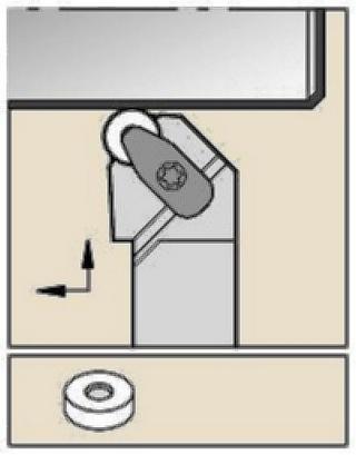 Державка DRGNR2525M12KC04WG