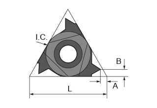 Пластина резьбонарезная A60 IR16 LT 10