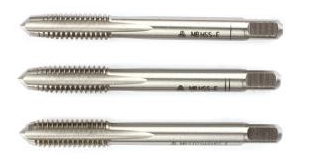 Набор из 3-х ручных метчиков из быстрорежущей стали HSS-E DIN352 (3 шт) M10 (6H)
