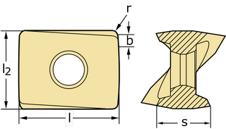 Пластина для фрез BLAXX и Xtra·tec® LNGX130708R-L88 WXN15