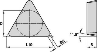 Пластина фрезерная TPAN1103PPNWU20PM