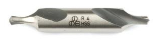 Сверло центровочное из быстрорежущей стали HSS DIN333/R D2,5