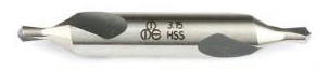 Сверло центровочное из быстрорежущей стали HSS DIN333/A D1,25