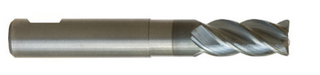 Фреза твердосплавная TuffCut® XT, 4 зуб. с обнижением и радиусом на торце, хвостовик Weldon 277 08N3