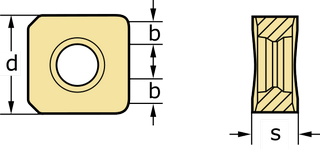 Пластина для фрез BLAXX и Xtra·tec® XNGX1205ZNN-F67 WAK15