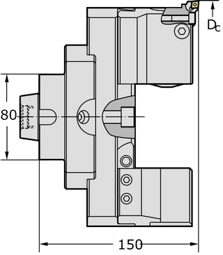 Инструмент для растачивания и чистового растачивания B3234.N8.150-220.Z1.CC06
