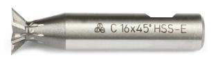 Фреза пазовая из быстрорежущей стали HSS-E DIN1833/C D25X45º Фреза пазовая из быстрорежущей стали HSS-E DIN1833/C D25X45º