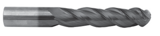 Фреза твердосплавная TuffCut® GP, длинная (антивибрационная), сферическая 4 зуб. V4LB 1201B