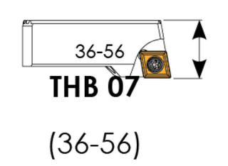 Державка расточная 36-56 Cartridge