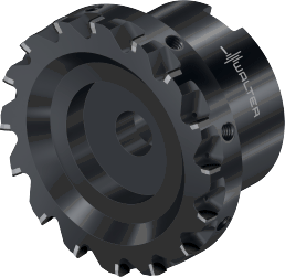 Фреза с напайными пластинами PCD MP060-100B18P WDN20