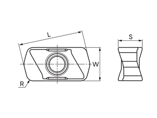 Пластина твердосплавная LNMU0303 SC MK330