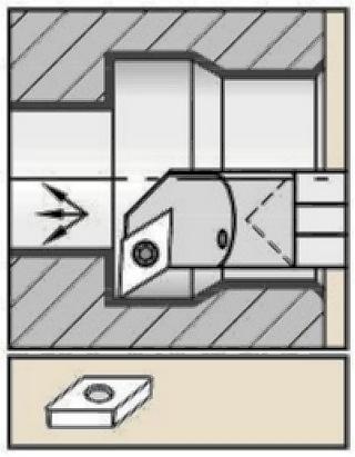 Державка твердосплавная E25TSDUCR11W