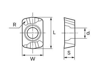 Пластина твердосплавная EXGT060201 SC MK325