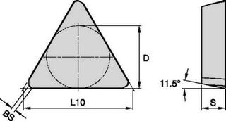 Пластина фрезерная TPAN22T3AERWP35CM