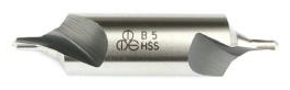 Сверло центровочное из быстрорежущей стали HSS DIN333/B D6,3