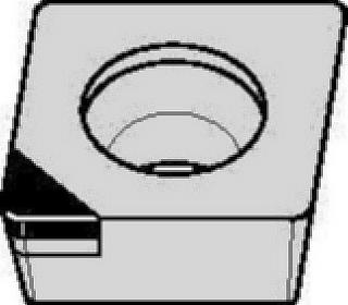 Пластина твердосплавная с PCD CPGW060204FSTWDN25U
