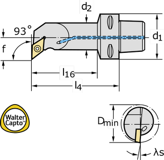 Инструмент CaptoTM C4-SDUCL-22110-11