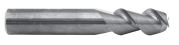 Фреза твердосплавная TuffCut® GP стандартной длины для обработки алюминия 2 зуб. с радиусом на торце