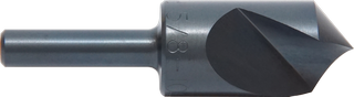 Зенковка из быстрорежущей стали с одной стружечной канавкой Uniflute® парооксидированная поверхность