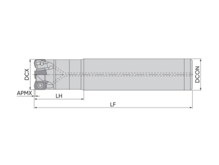 Корпус фрезы XLMP0901-EHF-D32Z5C32-L200