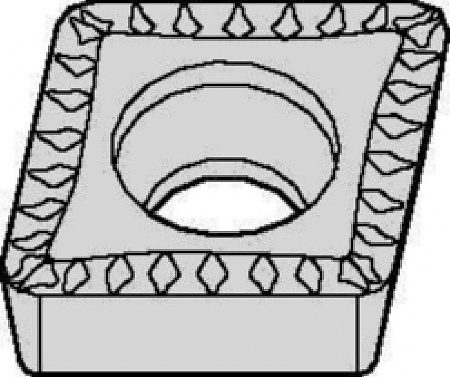 Пластина твердосплавная CCMT120404MUWS10PT