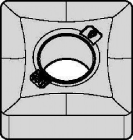 Пластина твердосплавная SNMG150612RHWP25CT