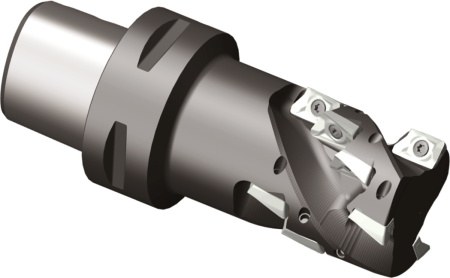 Фреза концевая с пластинами MT190L-050C05R05BD10-065-h072-H100-IK