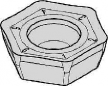 Пластина фрезерная HPPT06T3DZENGDWS40PM
