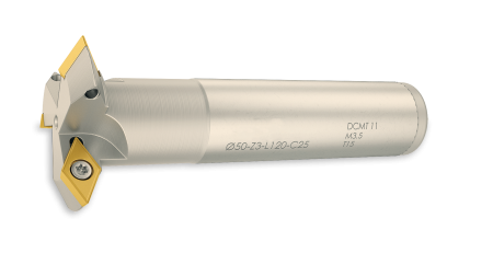 Фреза Т-образная с СМП D50 d25 Z03 L120 DCMT 11