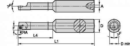 Державка твердосплавная CCBI2506251255RWG