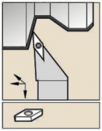Державка SVJBR2525M16WG