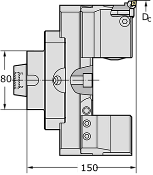 Инструмент для растачивания и чистового растачивания B3234.N8.150-220.Z1.CC06
