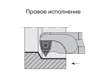 Державка для внутреннего растачивания S40U-MT-NR 22