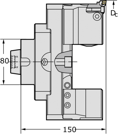 Инструмент для растачивания и чистового растачивания B3234.N8.430-500.Z1.CC06