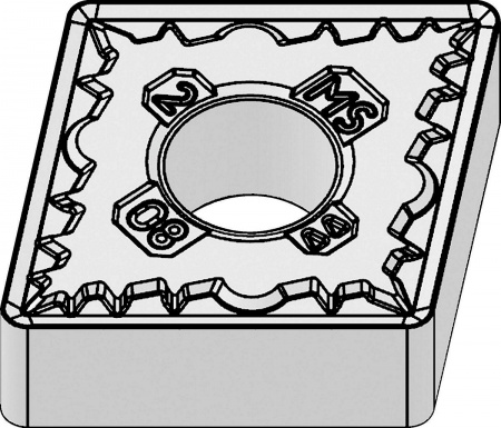 Пластина твердосплавная CNMG160608MSWU10HT