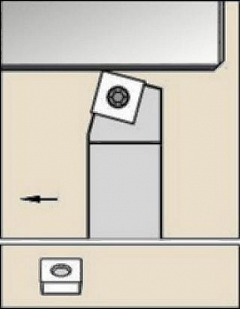 Державка SSBCR2525M12WG