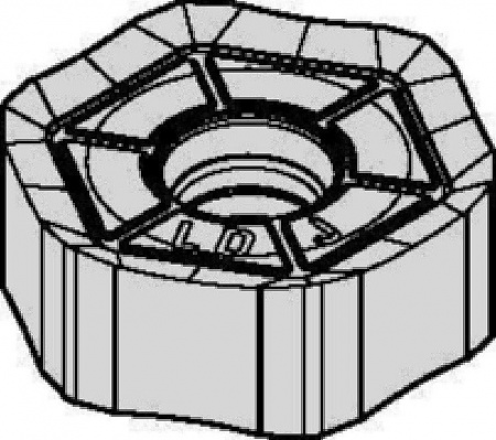 Пластина фрезерная HNGJ0905ANFNLDJTHM-U