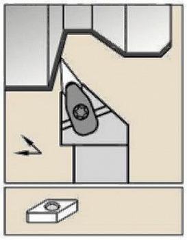 Державка DVJNR163DKC3WG