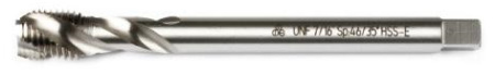 Метчик машинный из быстрорежущей стали HSS-E DIN2183/C UNF 1"X12(2B)-3