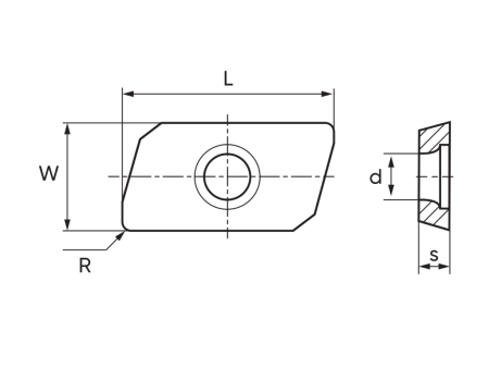 Пластина твердосплавная APMT1135 PDER-XM MK330