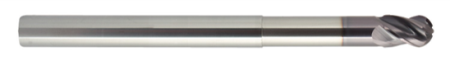 Фреза твердосплавная TuffCut® XR, 4 зуб. сферическая, с обнижением 179L 04N5A