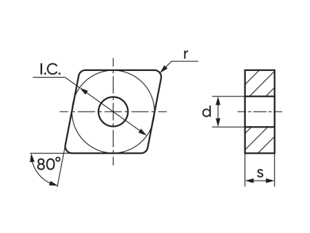 Пластина твердосплавная CNMG120404-PP MK6020