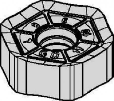 Пластина фрезерная HNPJ0905ANSNGDWP25PM