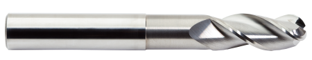 Фреза твердосплавная TuffCut® X-AL, 3 зуб. сферическая, по алюминию, финишная, с обнижением 138B5000
