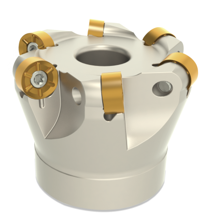 Фреза торцевая с СМП D050 d22 Z05 RNHX 12