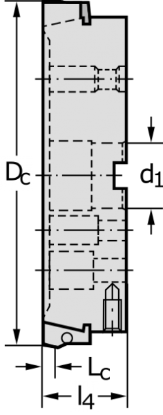 Фреза с кассетами F2010.B.315.Z18.11.R718M